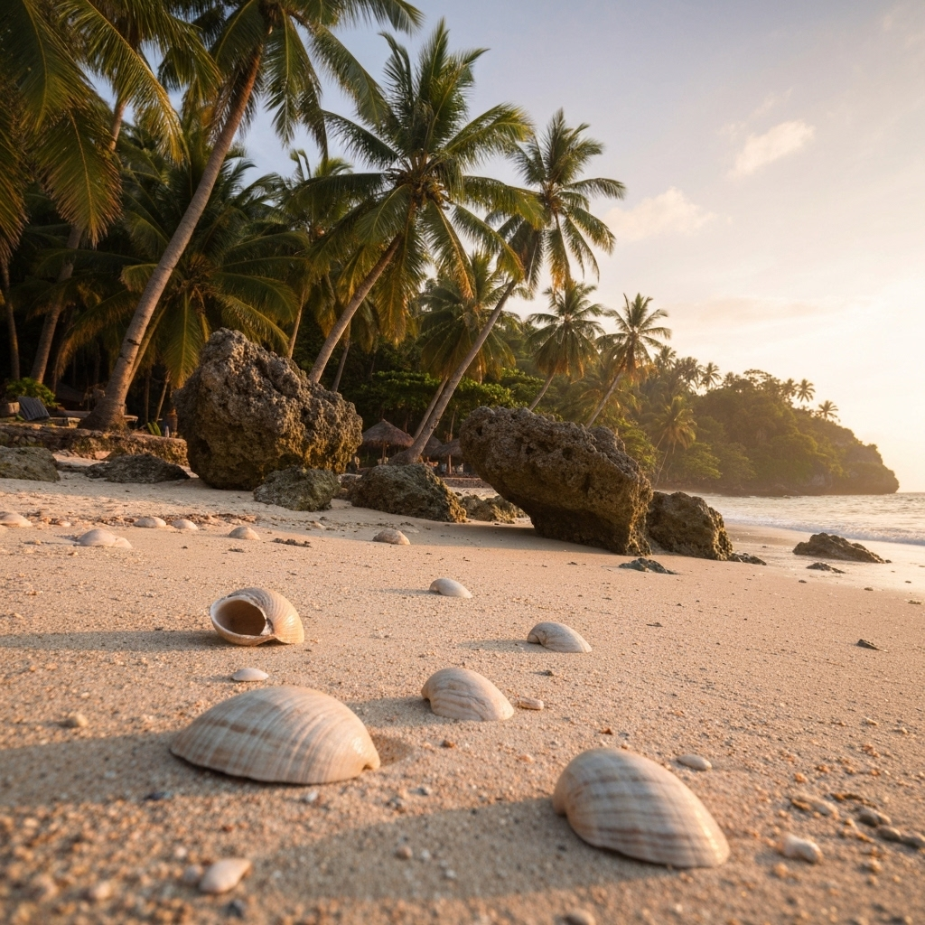 Puka Shell Beach Boracay - Secluded beach with natural puka shells and peaceful atmosphere