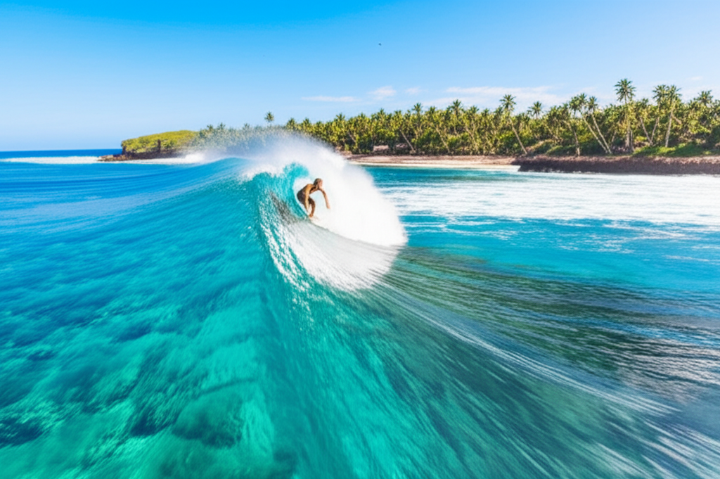 Waves at Cloud 9, Siargao